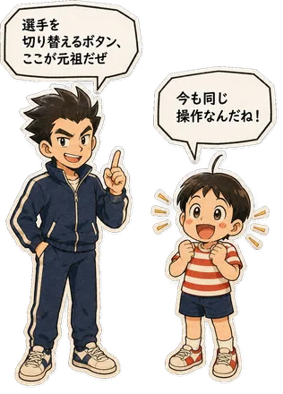 ファミコン大図鑑オリジナルキャラクターの掛け合い（オチ）