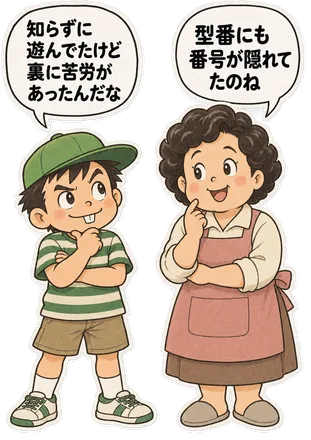 ファミコン大図鑑オリジナルキャラクターの掛け合い（オチ）