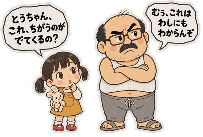 ファミコン大図鑑オリジナルキャラクターの掛け合い